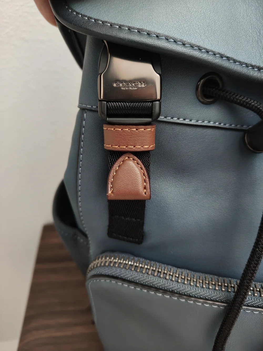 Coach League Leather Flap Backpack - Coach